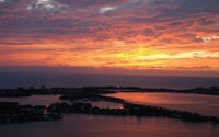 Sunset over Sarasota, Florida