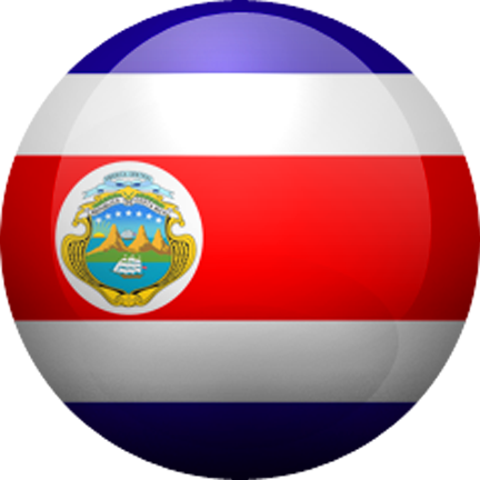 Costa Rica Flag Button