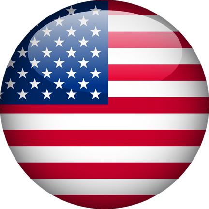 USA Flag Button 1