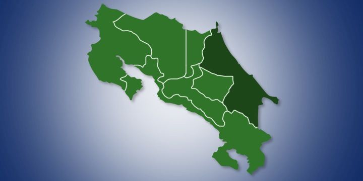 Limon Costa Rica Map