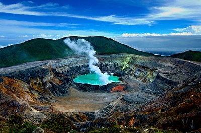 Costa Rica Nature Braulio Parque Volcano Poas
