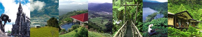 Activities in the Central Valley region of Costa Rica