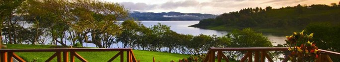 Vistas en la región del Lago Arenal de Costa Rica