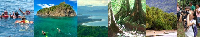 Actividades en la región del Pacífico Sur de Costa Rica