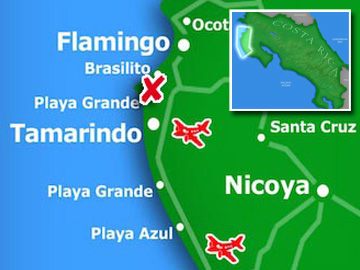 Playa Conchal Region Detail Map