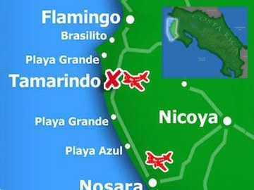 Tamarindo Region Detail Map