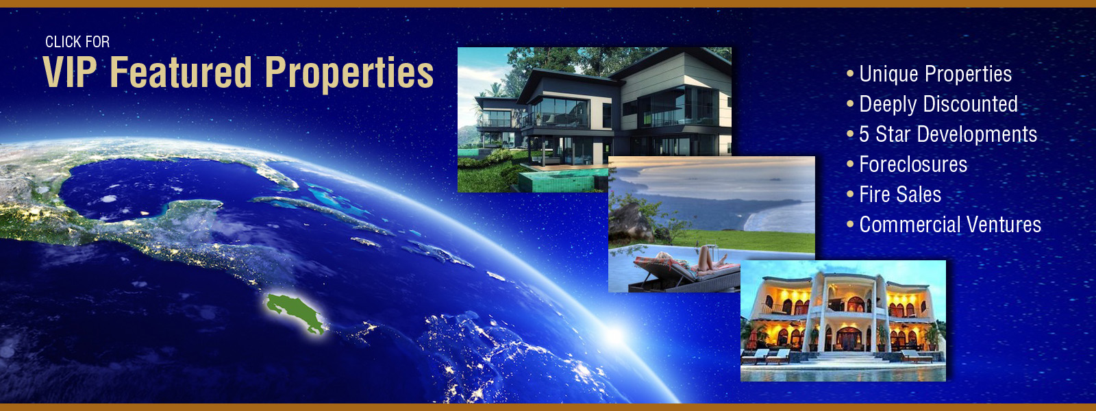 5 Featured Properties Banner