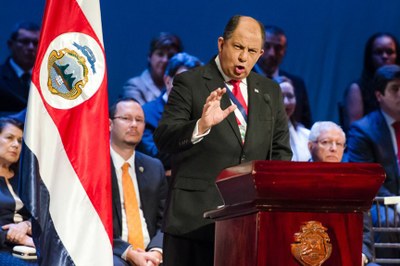 Costa Rica Government President Solis