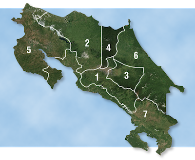 Heredia Province Map