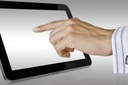 Tablet Finger photodune 7374348 finger pointing at digital tablet m