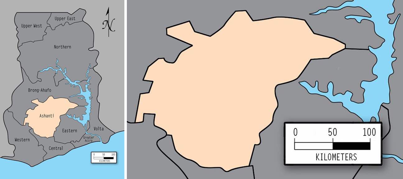 Ashanti Composite Province Map