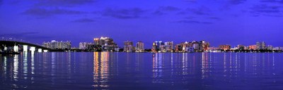 Downtown From Water2 Sarasota Florida Banner